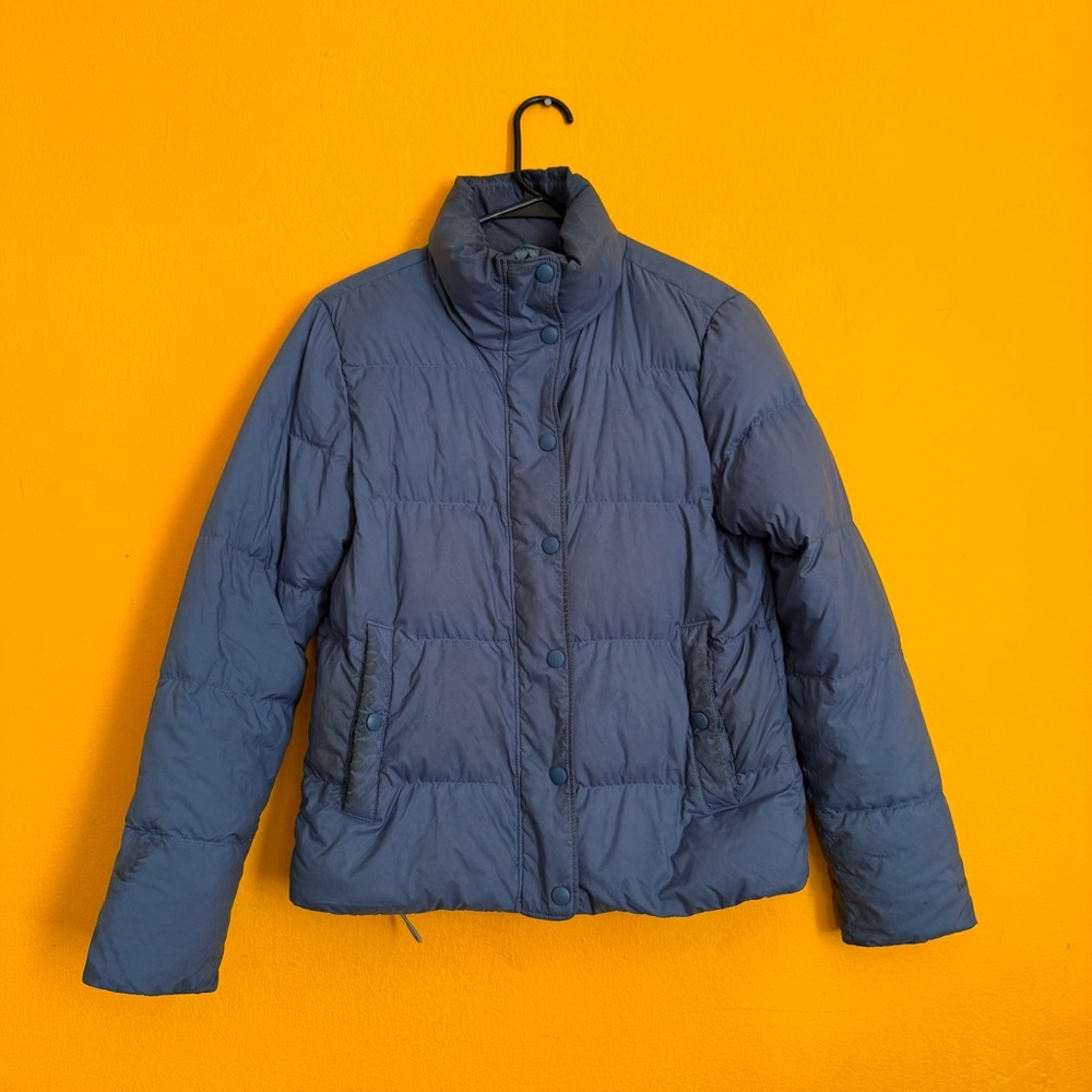 Patagonia Silent Down Blue Puffer Jacket Woolly Blue